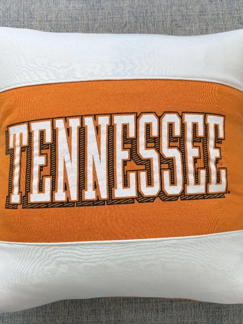 University of Tennessee Volunteers Custom Reworked Throw Pillow 16
